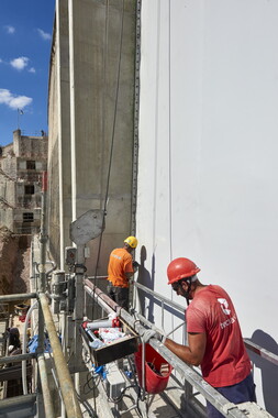 vnf barrage pont massene chantier menbranne 020