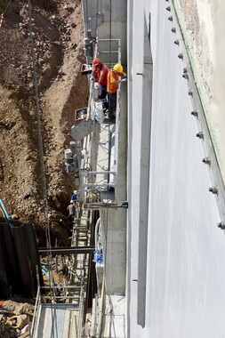 vnf barrage pont massene chantier menbranne 025