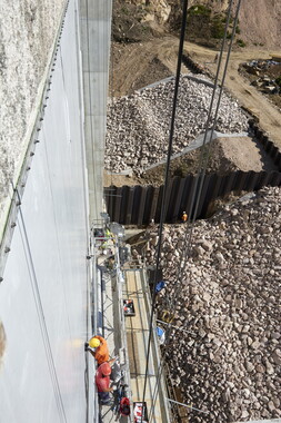 vnf barrage pont massene chantier menbranne 026