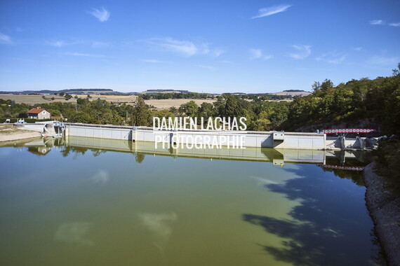 vnf dtcb barrage reservoir pont massene photo aerien 008
