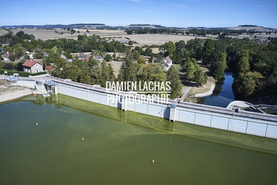 vnf dtcb barrage reservoir pont massene photo aerien 009