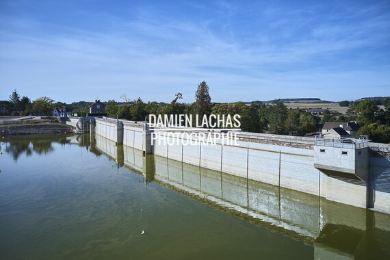 vnf dtcb barrage reservoir pont massene photo aerien 010