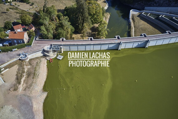 vnf dtcb barrage reservoir pont massene photo aerien 011