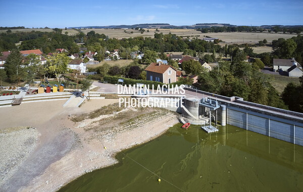 vnf dtcb barrage reservoir pont massene photo aerien 012