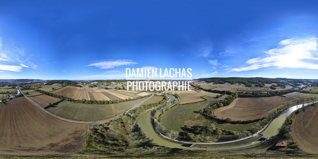 vnf dtcb cb lodges canal paysage 360 aerien