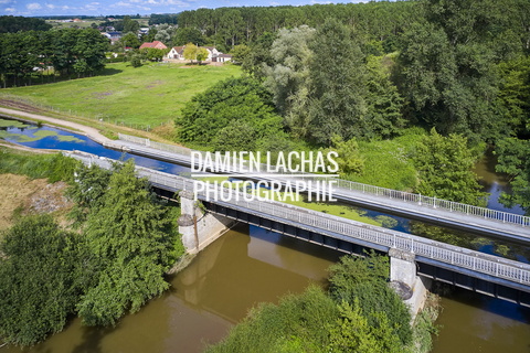 vnf dtcb rigole arroux pont canal bourbince photo aerien 001