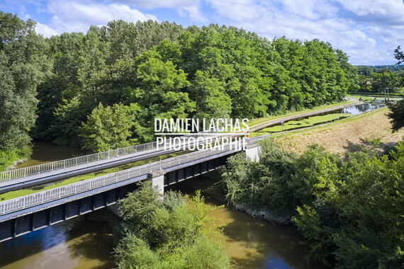 vnf dtcb rigole arroux pont canal bourbince photo aerien 003