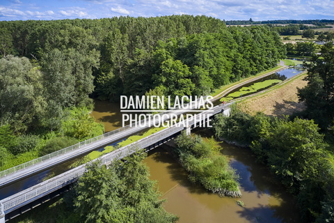 vnf dtcb rigole arroux pont canal bourbince photo aerien 004