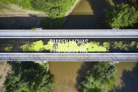 vnf dtcb rigole arroux pont canal bourbince photo aerien 005