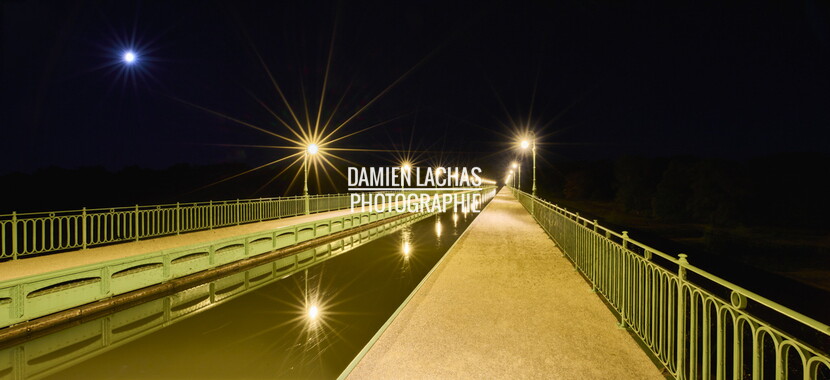 vnf dtcb briare pont canal nuit photo 020 pano