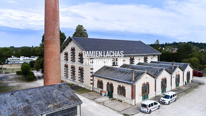 vnf dtcb briare usine elevatoire photo aerien 004