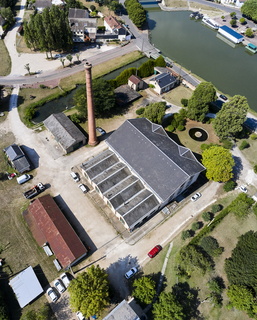 vnf dtcb briare usine elevatoire photo aerien 010 pano