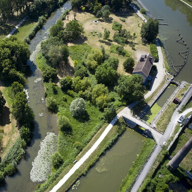 vnf dtcb canal loing juin 2022 photo aerien 012