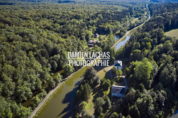 vnf dtne canal vosges ambievillers photo aerien 003