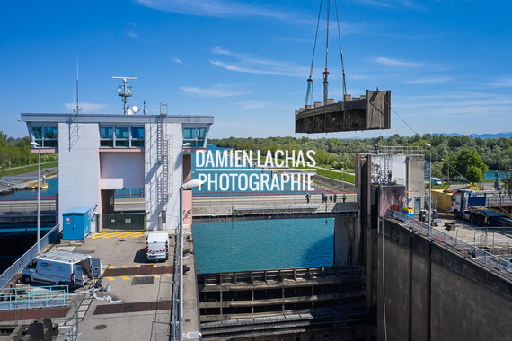 vnf dts rhin gambsheim travaux aerien 018