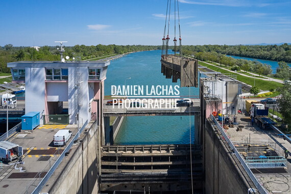 vnf dts rhin gambsheim travaux aerien 019