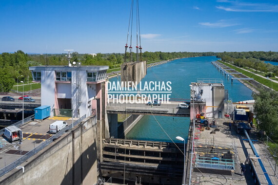 vnf dts rhin gambsheim travaux aerien 020