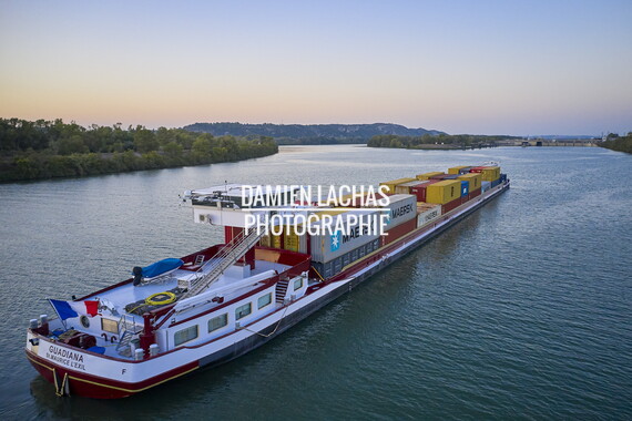 rhone guadiana j5 chargement remonte photo aerien 009