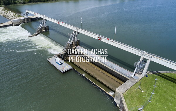 vnf dtrs barrage ormes travaux photo aerien 001