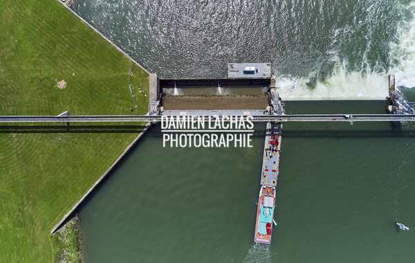 vnf dtrs barrage ormes travaux photo aerien 009