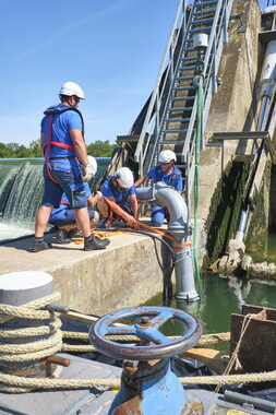 vnf dtrs barrage ormes travaux pompage 008