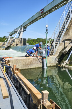 vnf dtrs barrage ormes travaux pompage 010