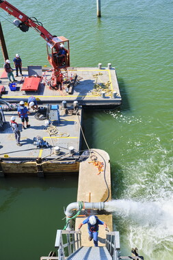 vnf dtrs barrage ormes travaux pompage 016