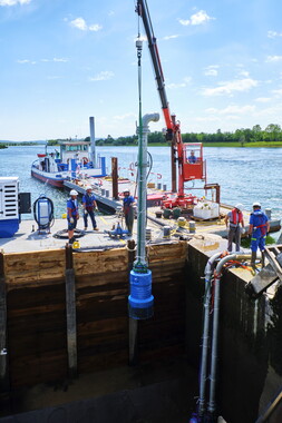 vnf dtrs barrage ormes travaux pompage 033