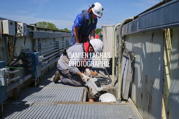 vnf dtrs barrage ormes travaux pompage 049
