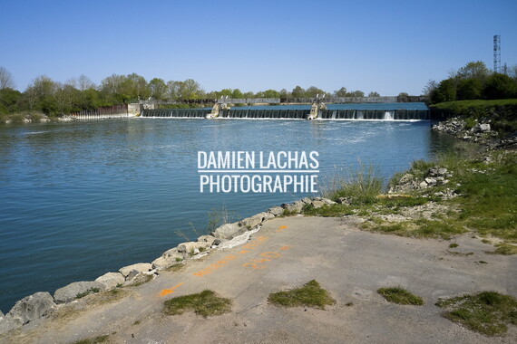 vnf dtrs saone barrage pagny photo aerien 001
