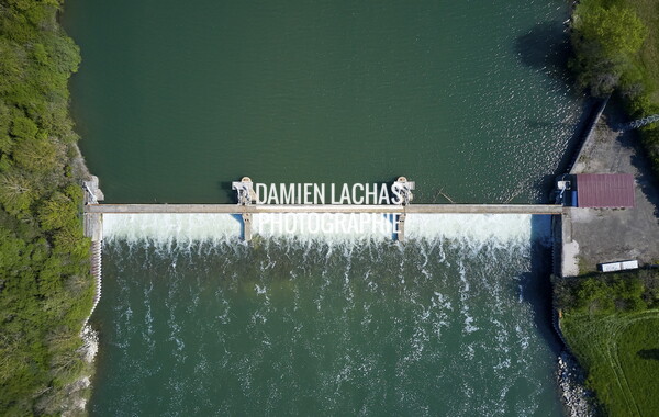 vnf dtrs saone barrage pagny photo aerien 003