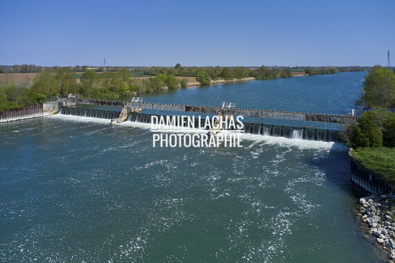 vnf dtrs saone barrage pagny photo aerien 004