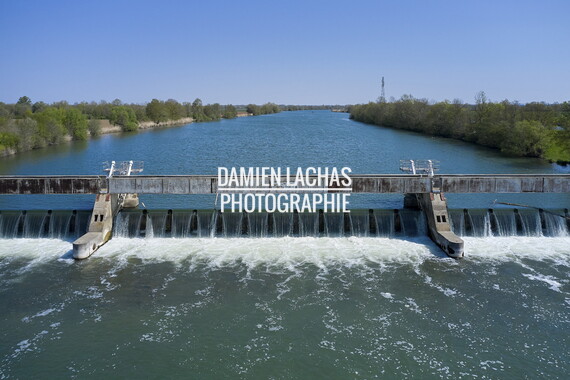 vnf dtrs saone barrage pagny photo aerien 005