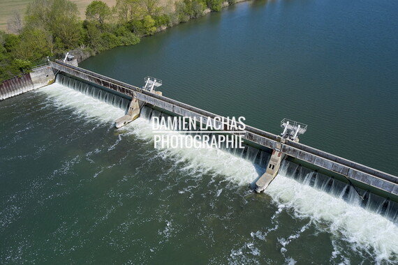vnf dtrs saone barrage pagny photo aerien 006