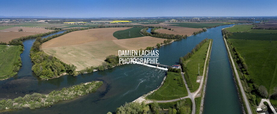 vnf dtrs saone barrage pagny photo aerien 016 pano