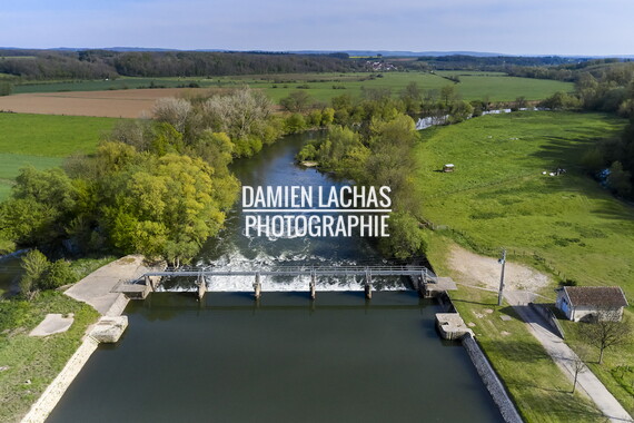 vnf dtrs saone barrage saint-albin photo aerien 001