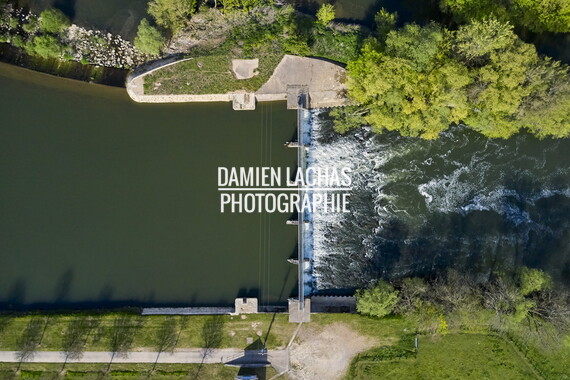 vnf dtrs saone barrage saint-albin photo aerien 006
