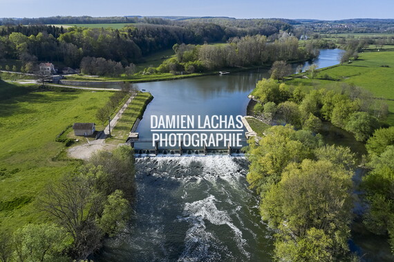 vnf dtrs saone barrage saint-albin photo aerien 008