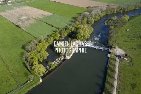 vnf dtrs saone barrage saint-albin photo aerien 011