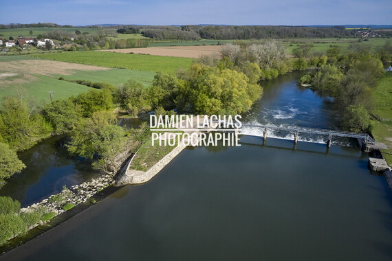 vnf dtrs saone barrage saint-albin photo aerien 012