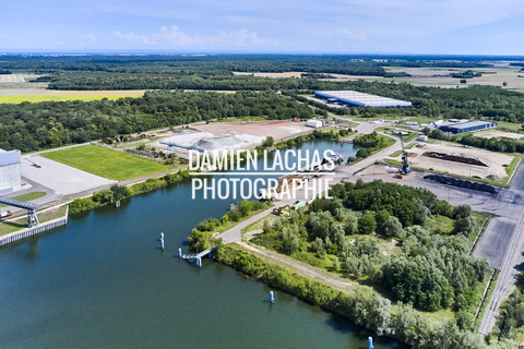 vnf dtrs saone pagny port photo aerien 001