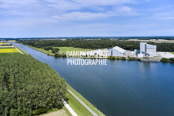 vnf dtrs saone pagny port photo aerien 003