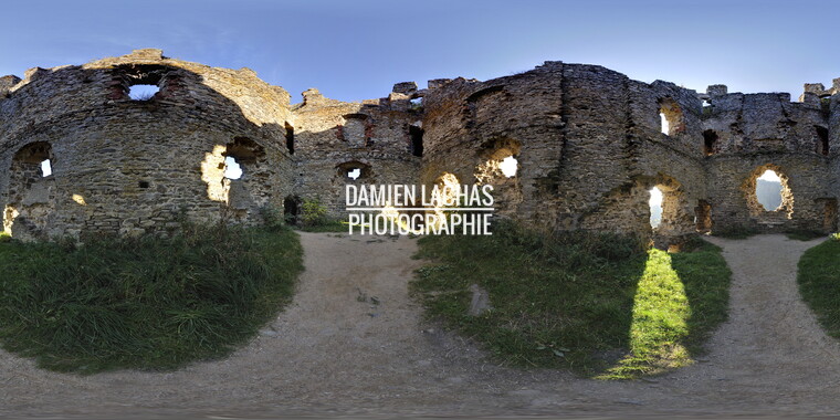 1053 ld vvf vergnolle chaudes aigues chateau alleuze ruine 2