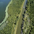 vnf dts barrage reservoir stock photo aerien 033